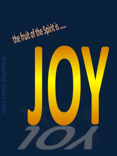 Galatians 5:22 Fruit Of The Spirit Is Joy (yellow)